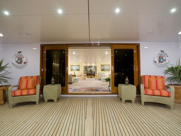 leander yacht interior